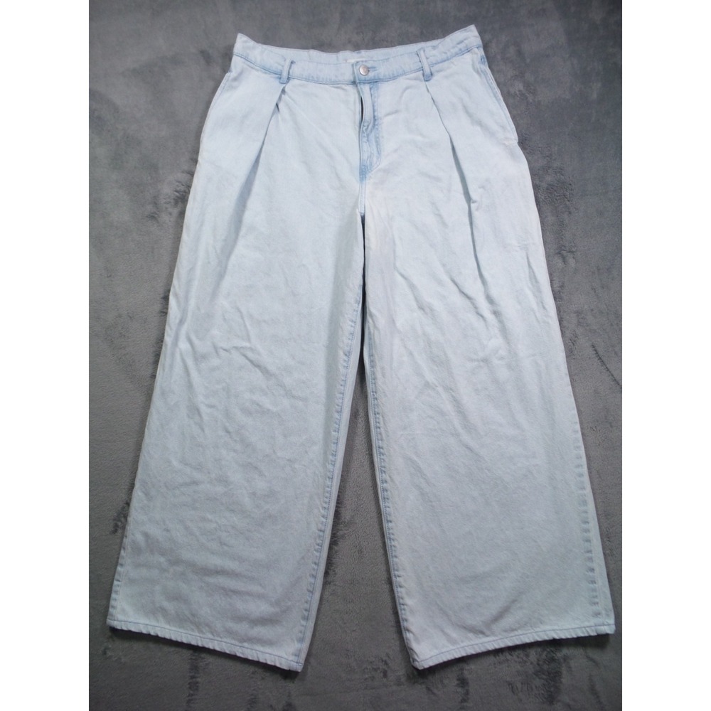 BDG Urban Outfitters Jeans Womens Size 31 Blue Denim Wide Leg Baggy High Rise